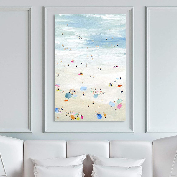 ZHENMIAO XINLEI TRADING INC Nautical And Coastal Wrapped Canvas Painting Wayfair
